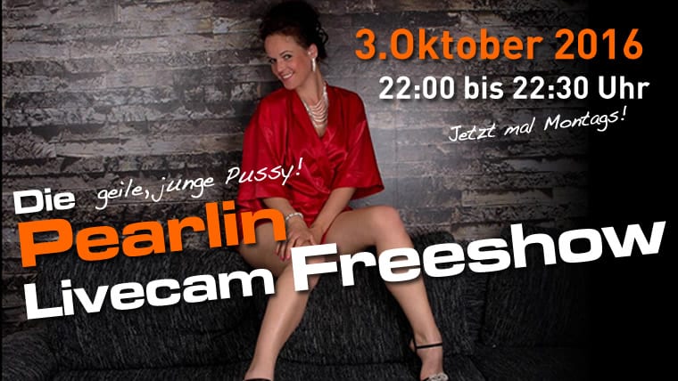 Kostenlose SEX-Show am 03.10.16 mit dem Erotik-Star: PEARLIN