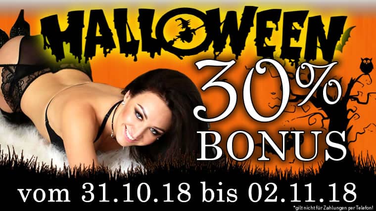 Halloween Special! 30% Bonus-Coins bei 777Livecams